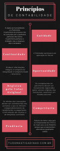 Princípios da Contabilidade - infográfico